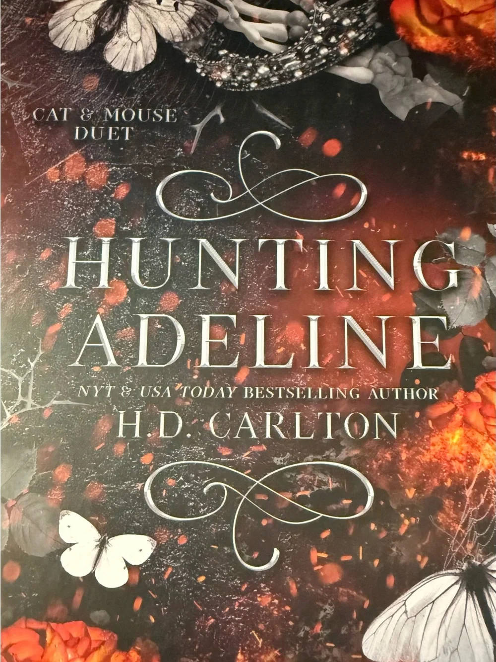 Haunting and Hunting Adeline — Black Cover Decorative Book (2 books)